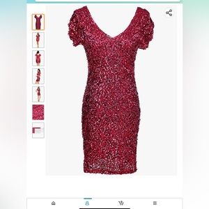 💞Anna-Kaci short sleeve sequin party dress💞